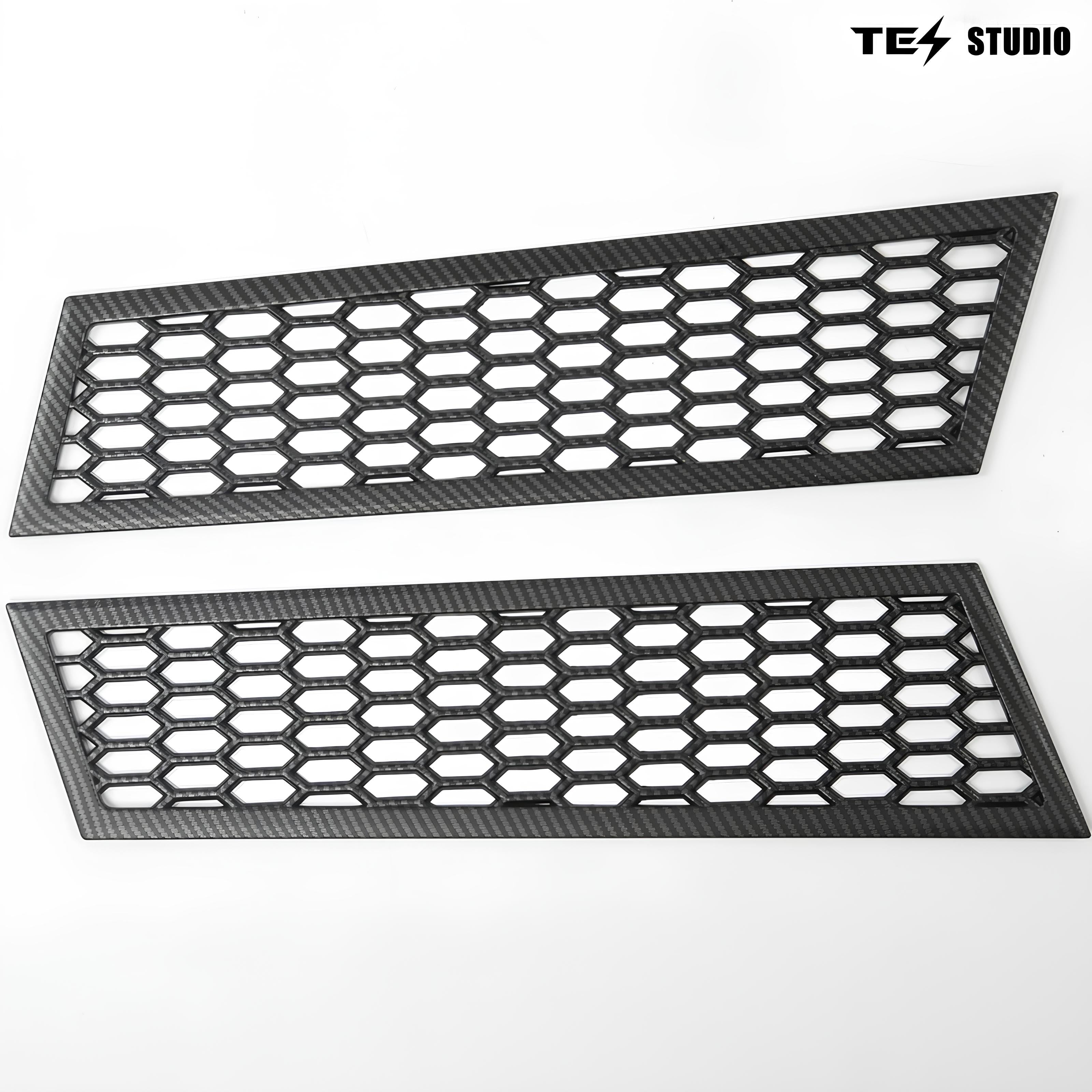 Cybertruck Rear Bumper Lower Honeycomb Mesh Trim Covers