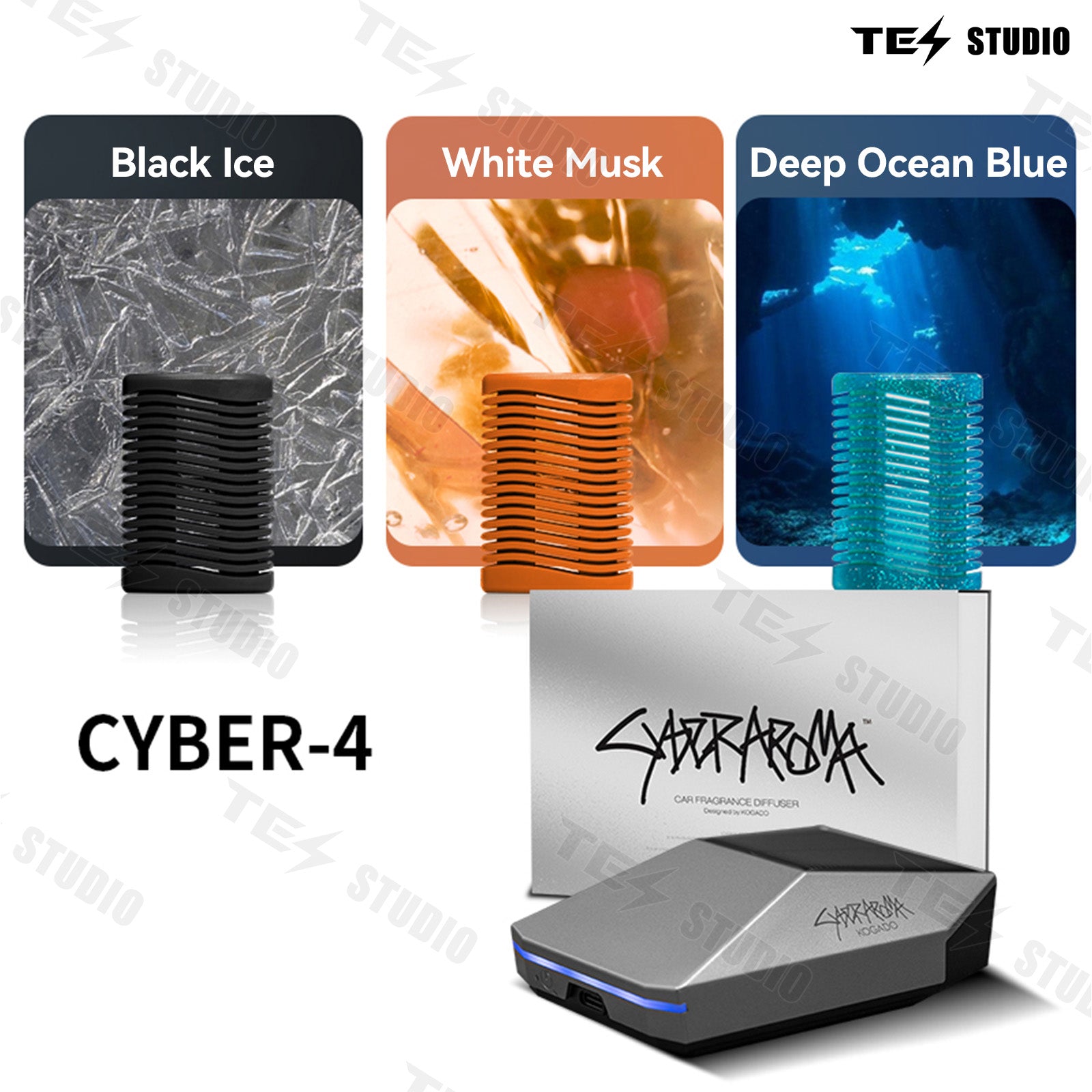 Cybertruck Style High-End Smart Car Aromatherapy Diffuser Aromatherapy Smart Purifier Perfume Tesstudio®