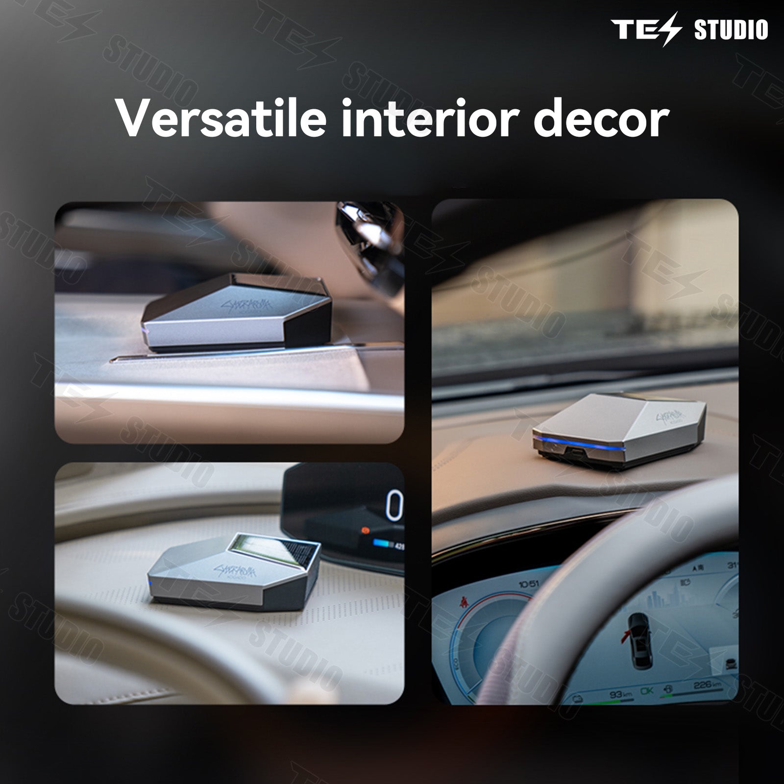 Cybertruck Style High-End Smart Car Aromatherapy Diffuser Aromatherapy Smart Purifier Perfume Tesstudio®