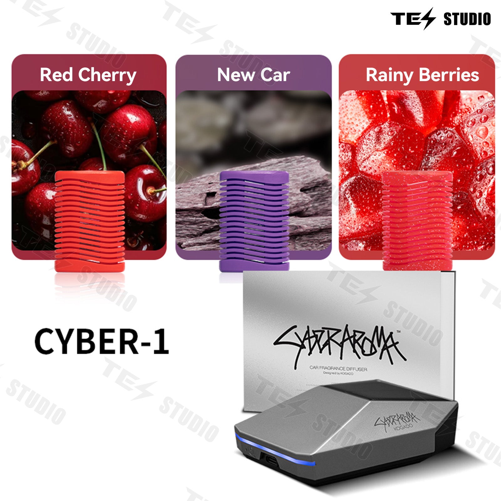 Cybertruck Style High-End Smart Car Aromatherapy Diffuser Aromatherapy Smart Purifier Perfume Tesstudio®