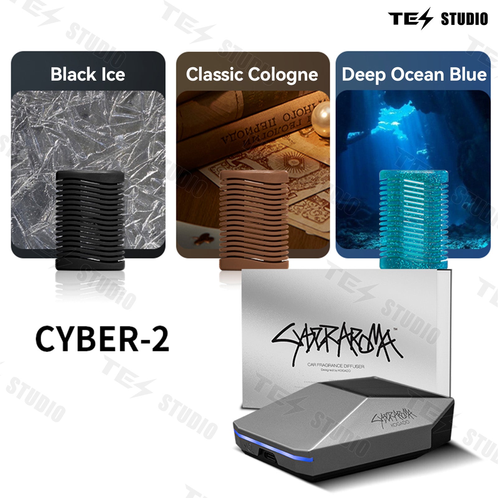 Cybertruck Style High-End Smart Car Aromatherapy Diffuser Aromatherapy Smart Purifier Perfume Tesstudio®