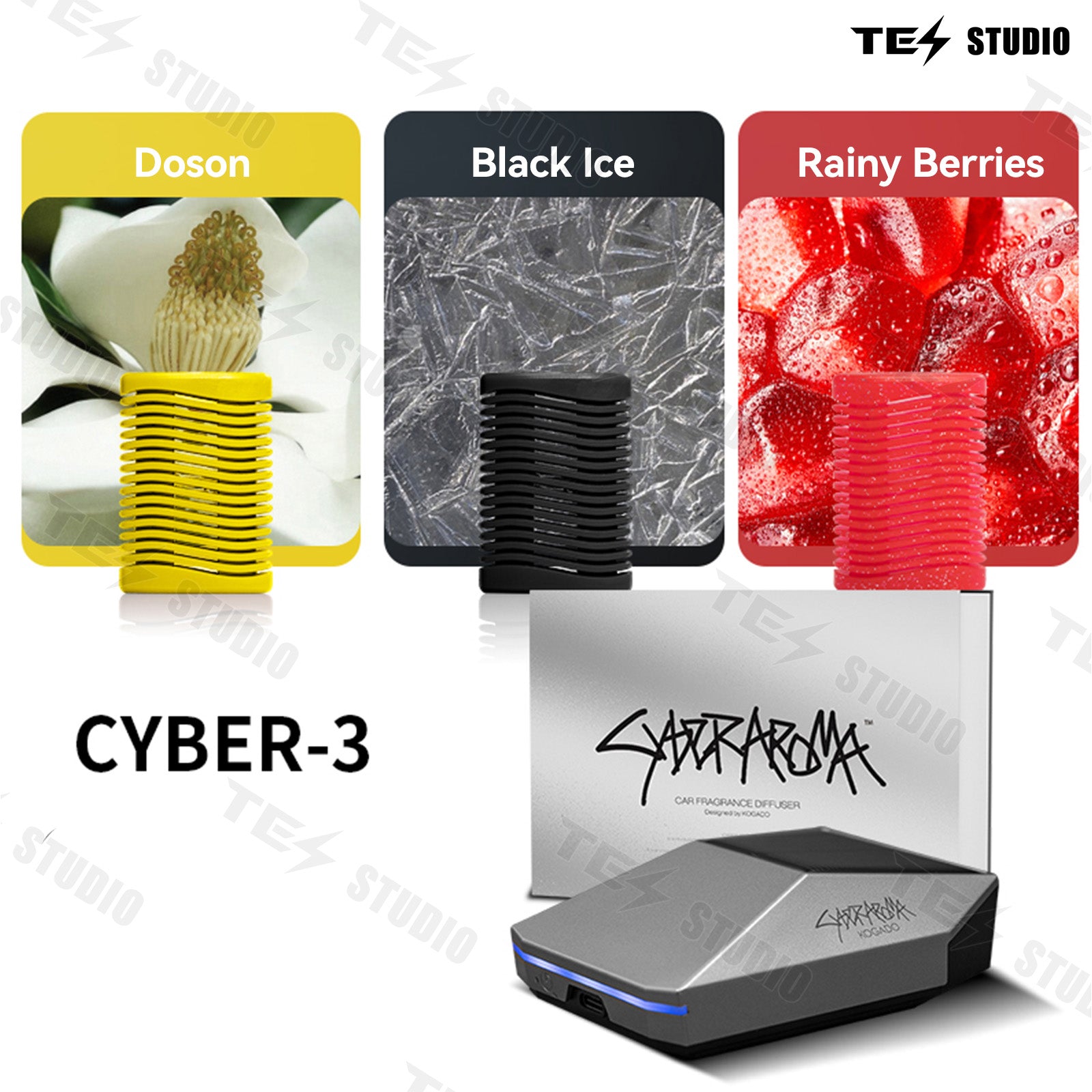 Cybertruck Style High-End Smart Car Aromatherapy Diffuser Aromatherapy Smart Purifier Perfume Tesstudio®