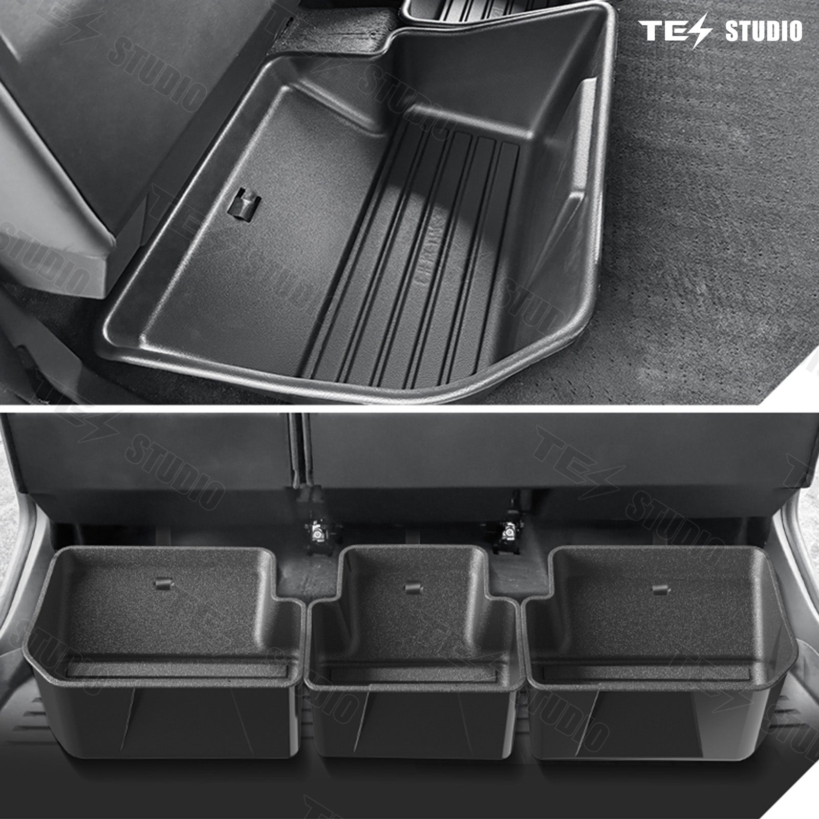 Cybertruck Under Seat Storage Box Upgraded Tesstudio®