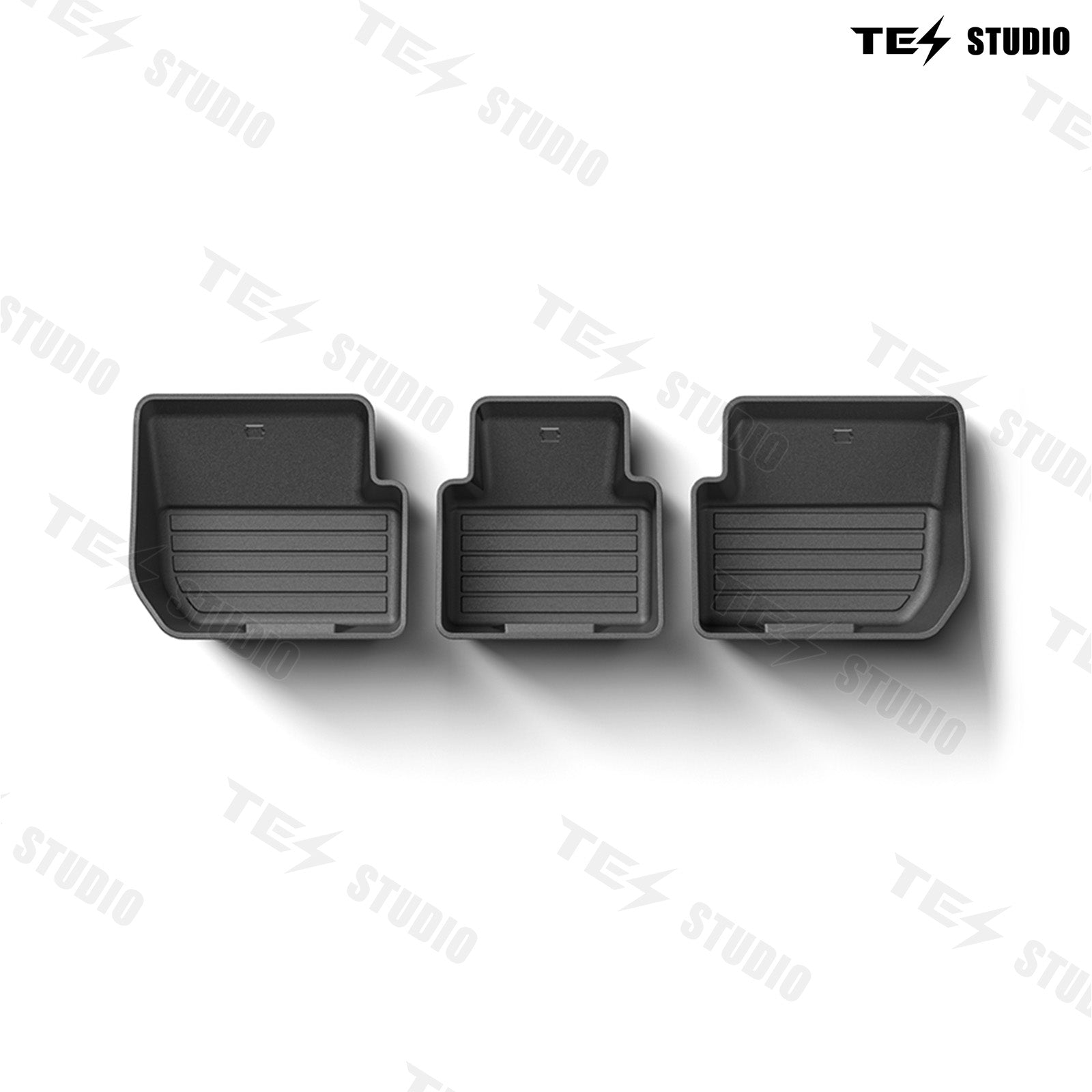 Tesla Cybertruck Interior Accessories Underseat Storage Box Upgraded Under Seat Black Compartment Tesstudio®