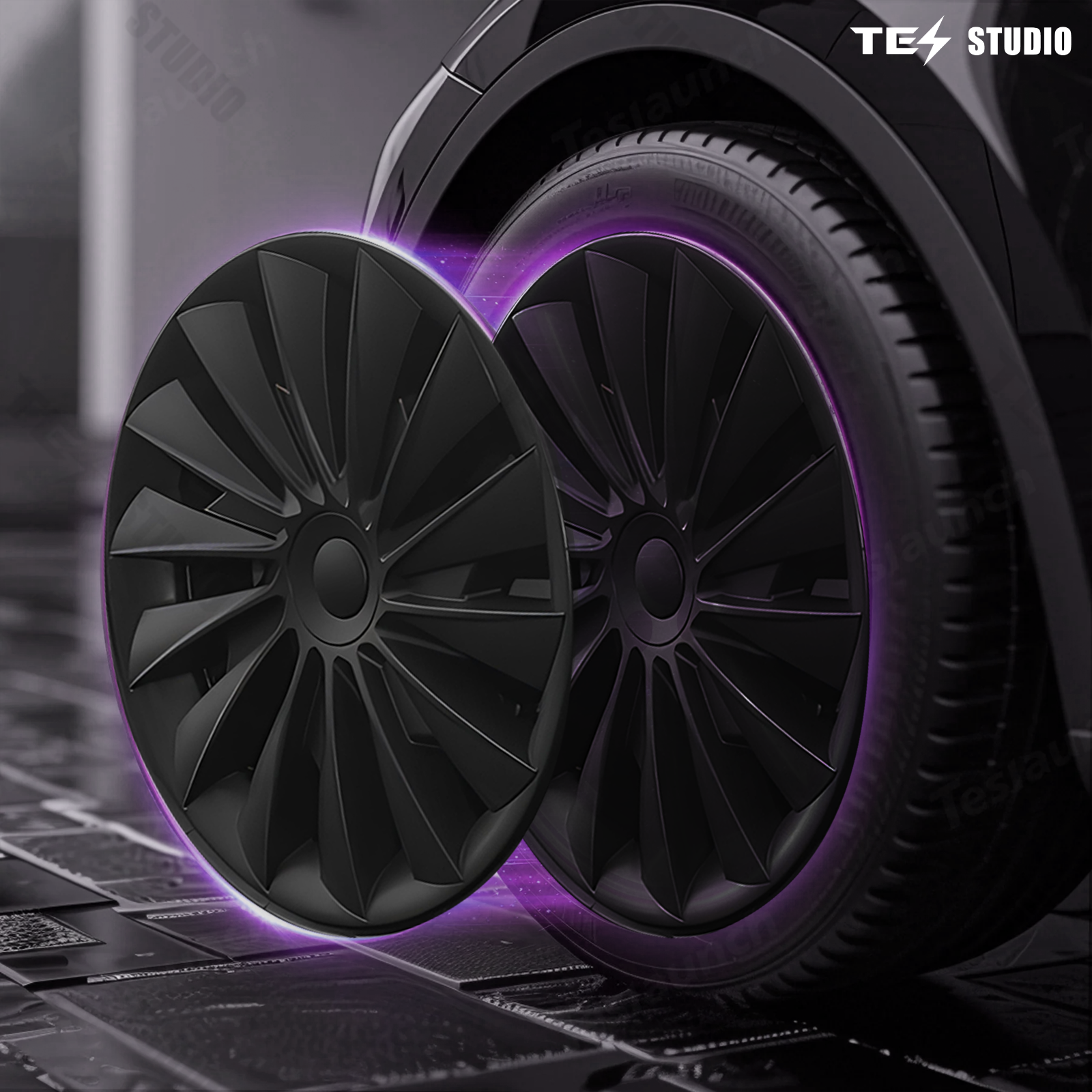 18-inch New Storm/Blade Wheel Covers Suitable for Tesla Model 3 Highland