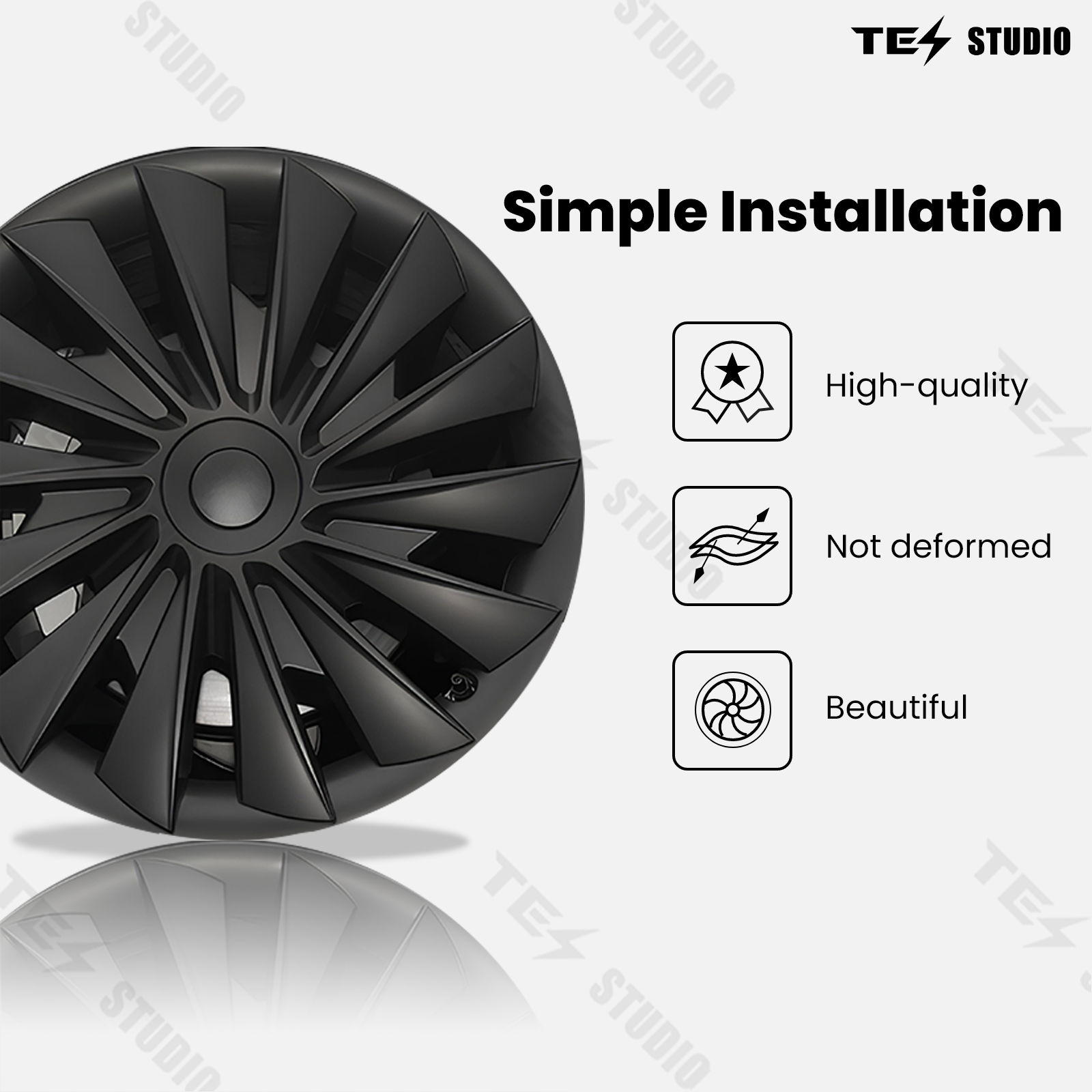 18-inch New Storm/Blade Wheel Covers Suitable for Tesla Model 3 Highland