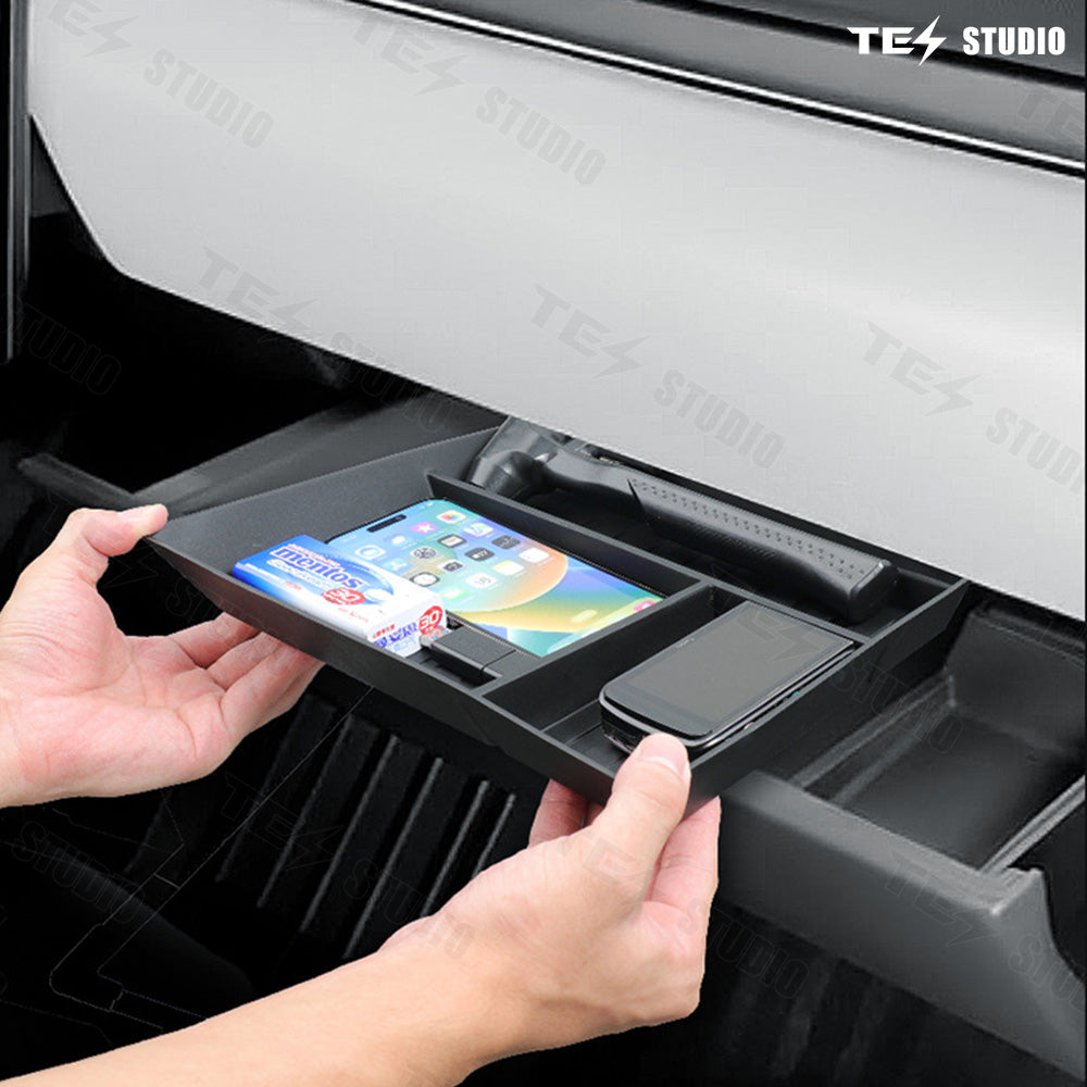 Tesstudio Cybertruck Glove Compartment Storage Box for Tesla Cybertruck