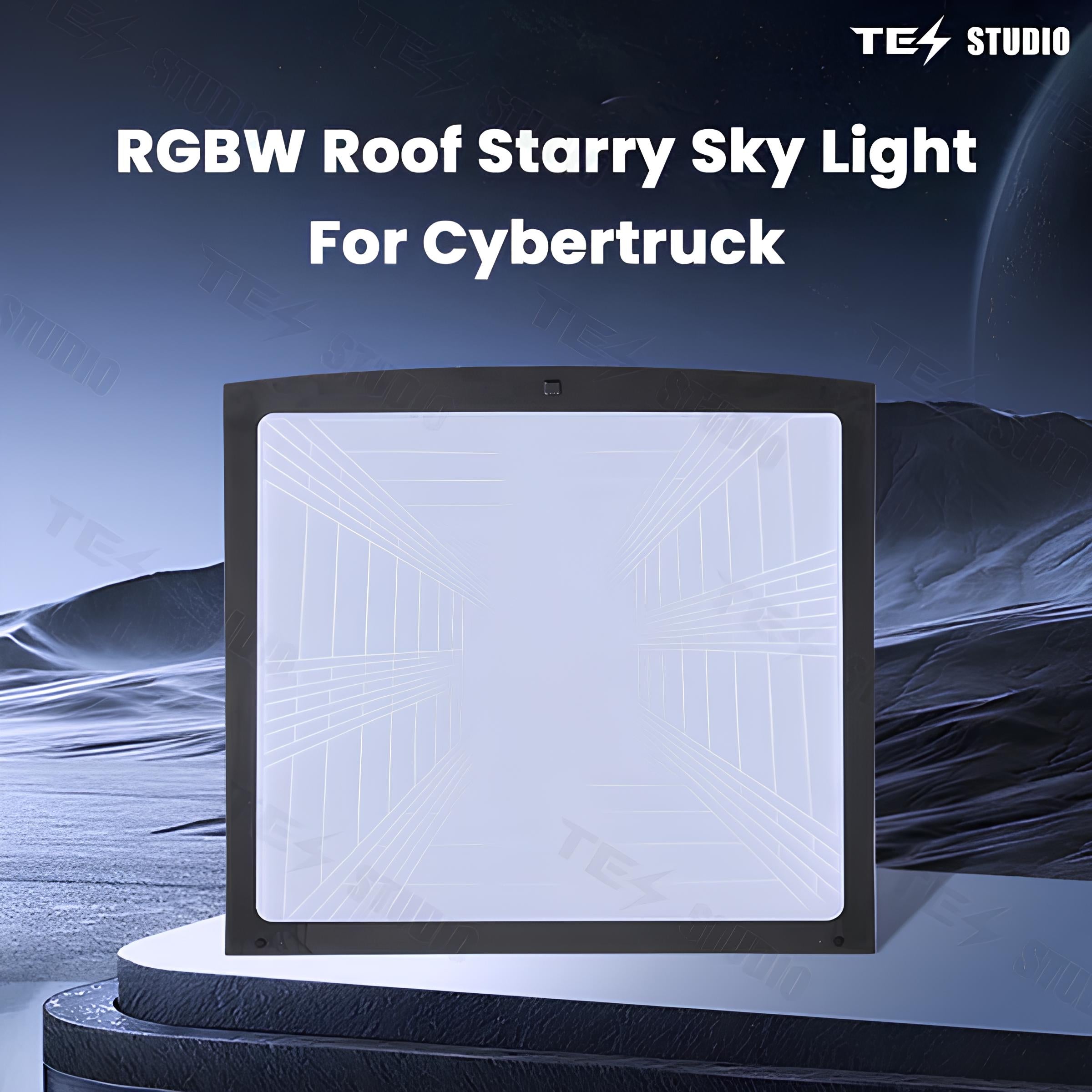 Starlight Dome with Colorful Roof Ambient Lighting for Cybertruck Tesstudio