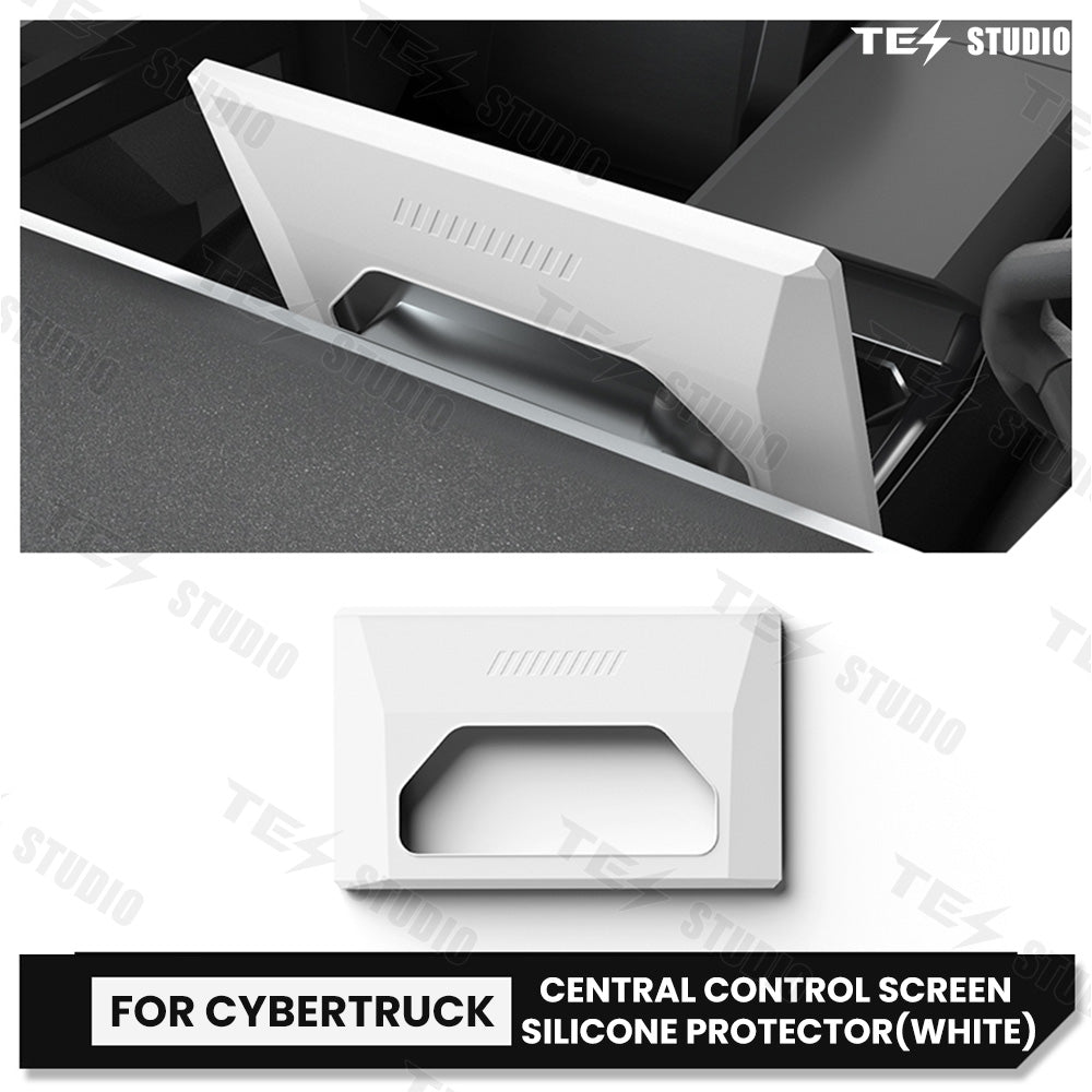 Cybertruck Center Console Screen Silicone Protective Frame Tesstudio