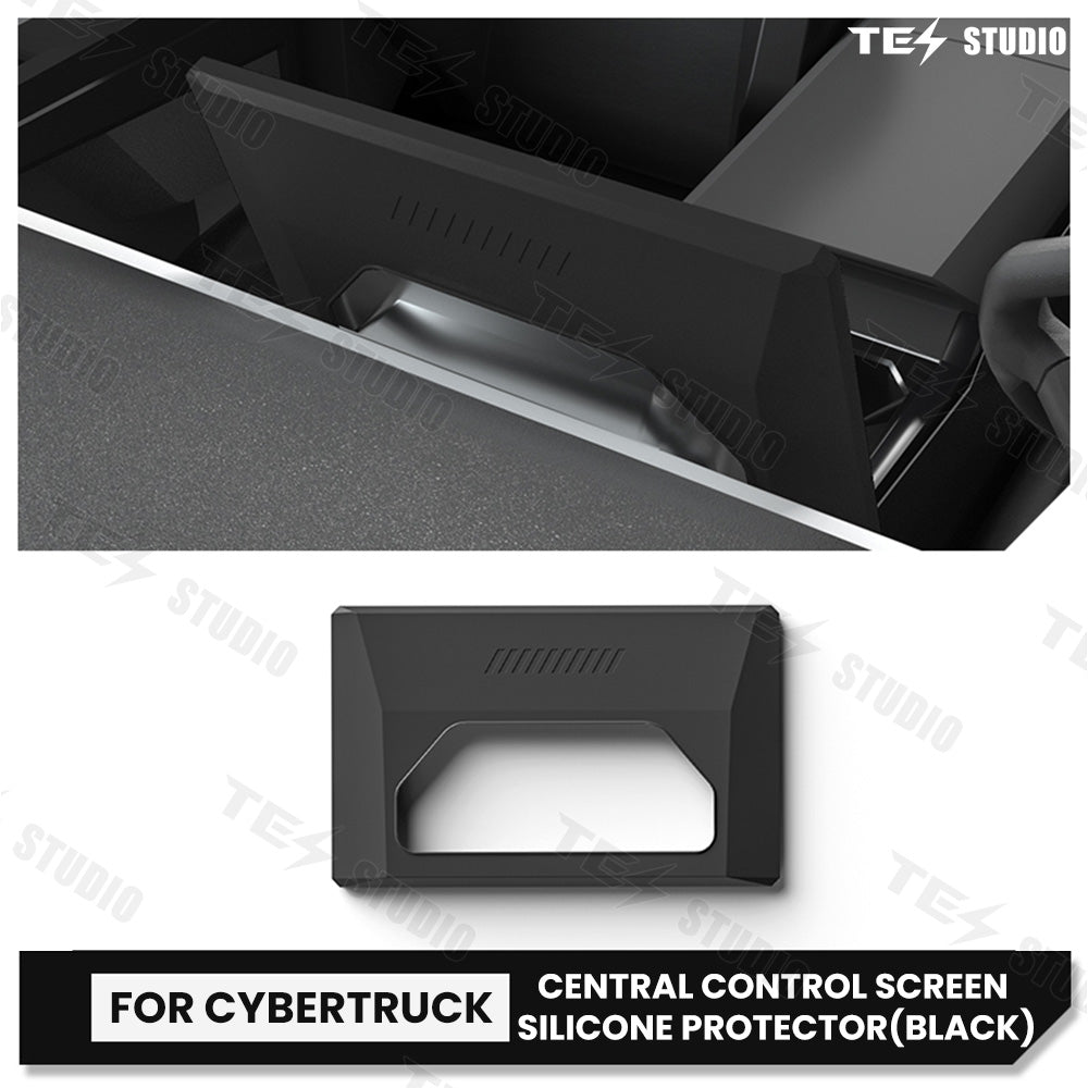 Cybertruck Center Console Screen Silicone Protective Frame Tesstudio