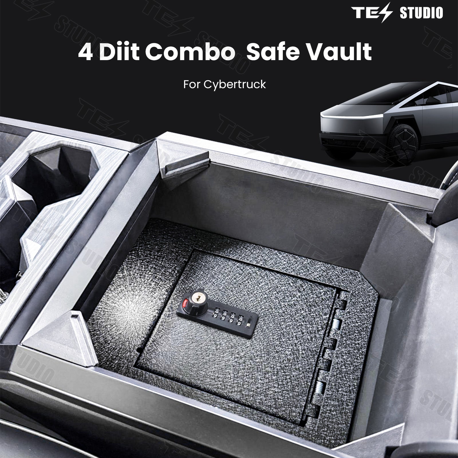 Cybertruck Accessories Cyber Safe Vault Tesstudio®