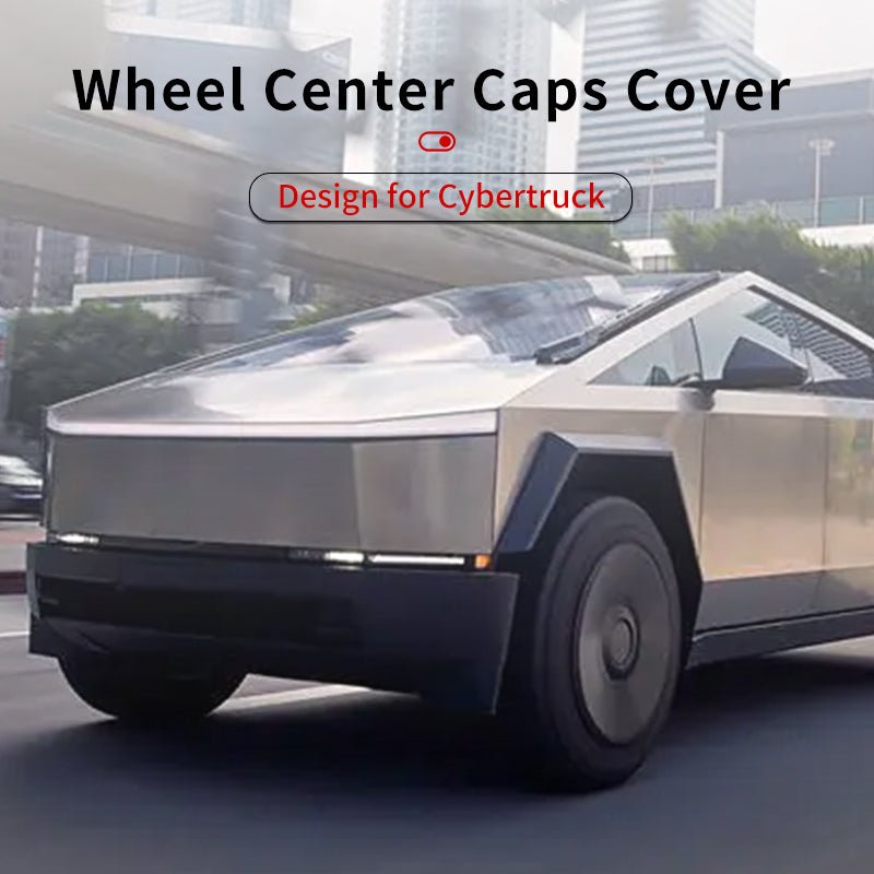 Tesla Cybertruck Wheel Center Caps Cybertruck Hub Caps Wheel Covers with Lug Nut Caps Tesstudio®