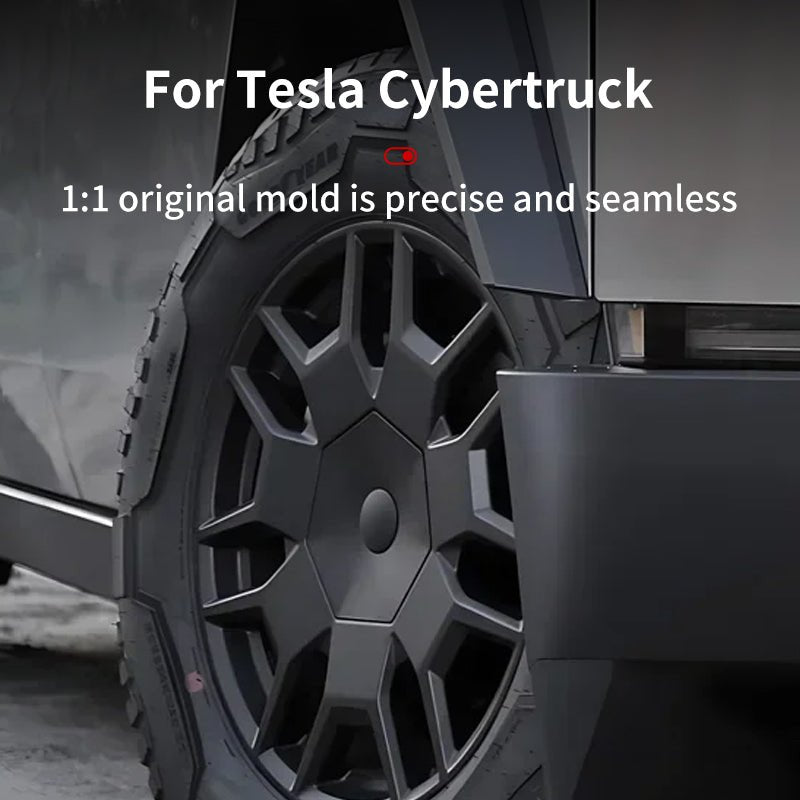 Tesla Cybertruck Wheel Center Caps Cybertruck Hub Caps Wheel Covers with Lug Nut Caps Tesstudio®