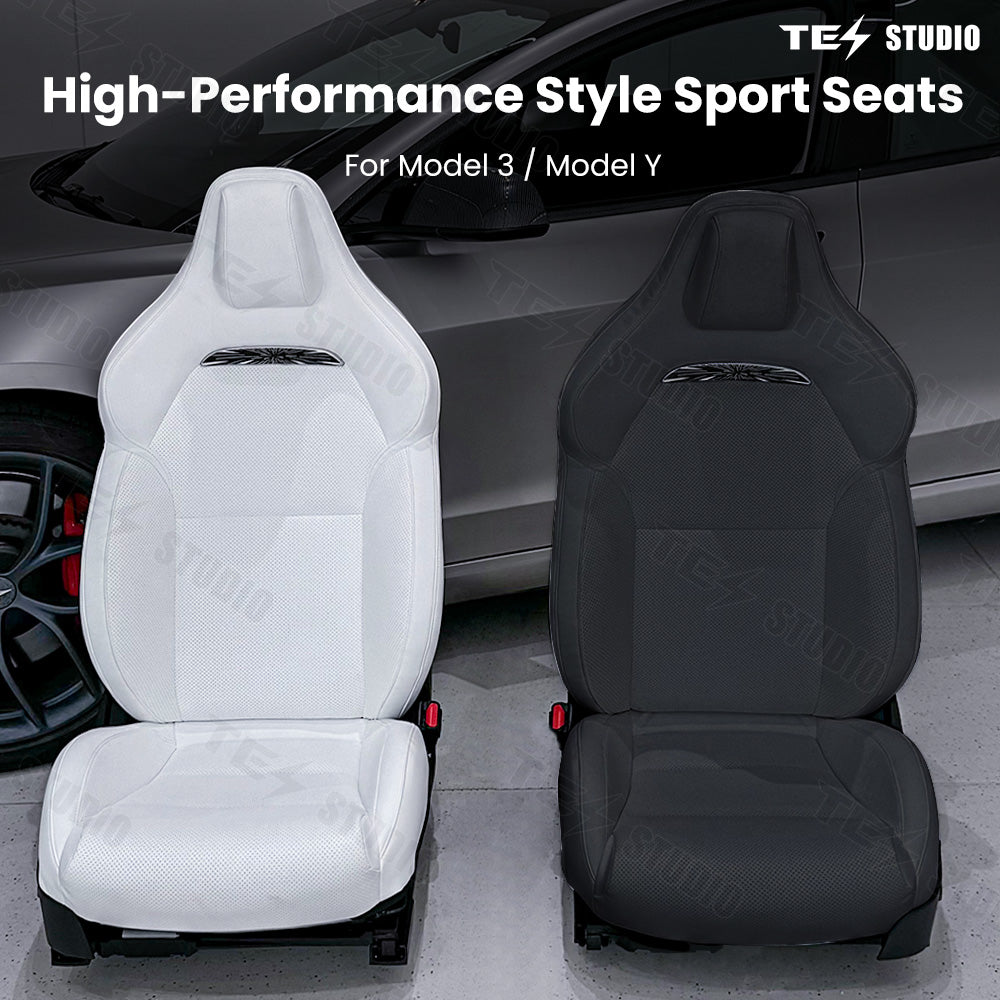 Tesstudio Tesla Accessories Sports Edition Seats for Model 3/Model Y/Model 3 Highland