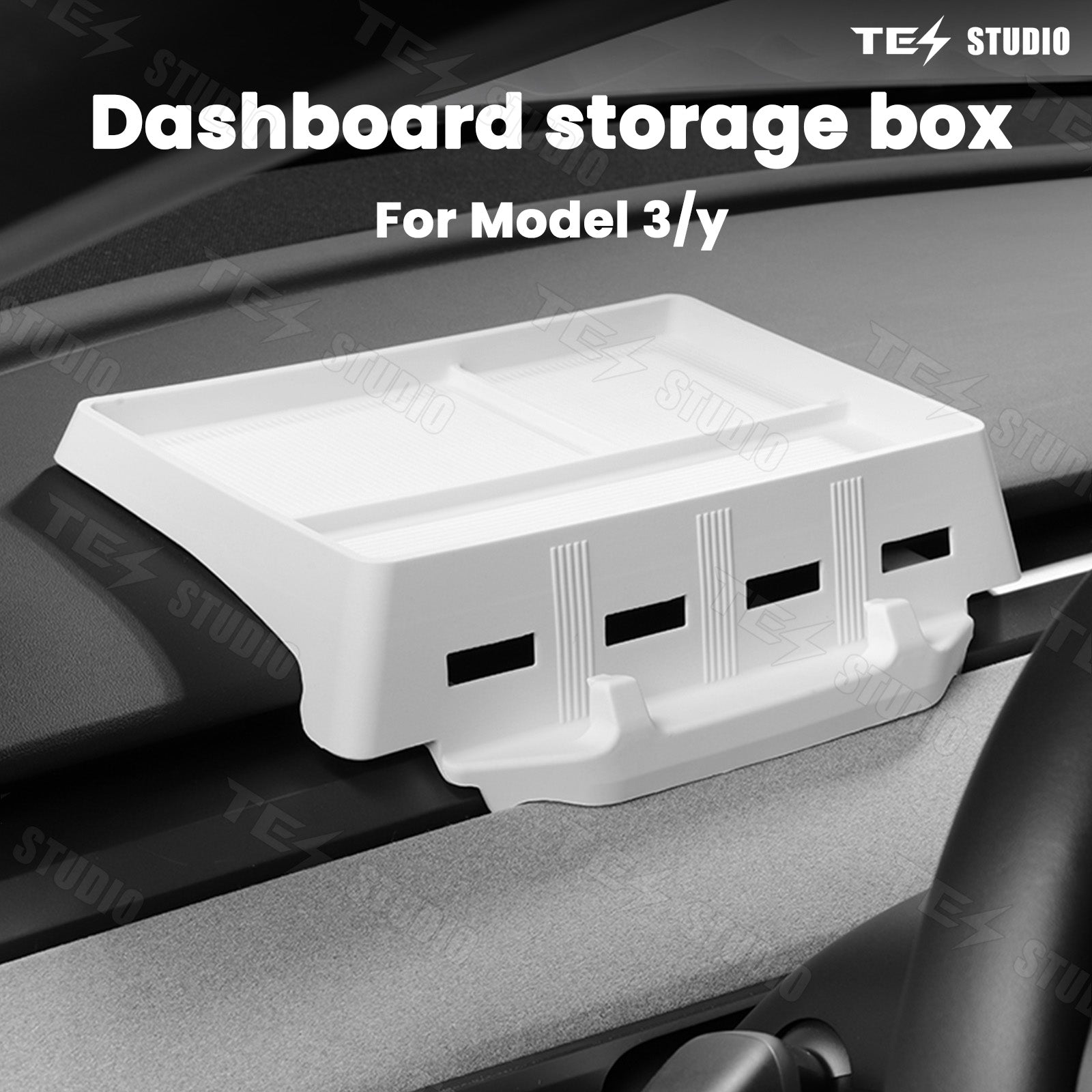 Dashboard Silicone Storage Box For Model 3/Model Y Tesstudio®