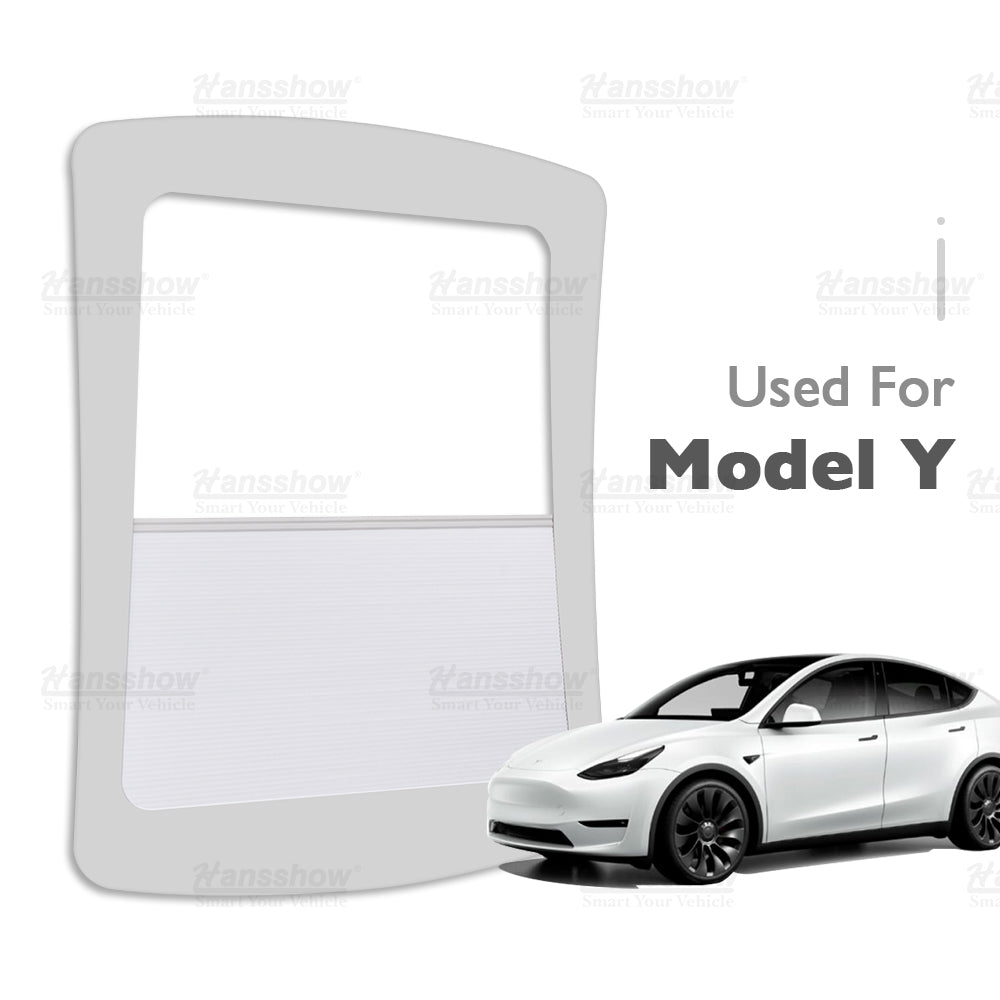 Tesstudio Model Y Retractable Glass Roof Sunshade