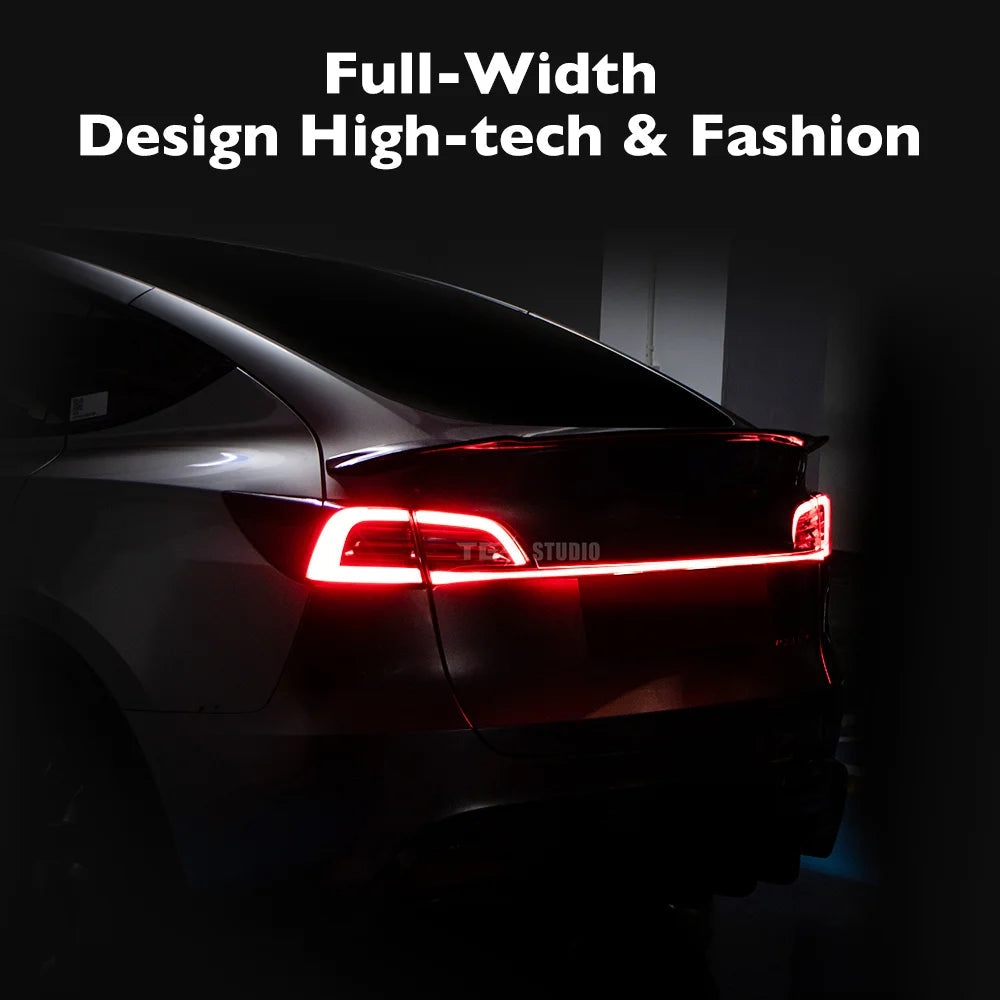 Tesstudio Knight Rider Full-Width Strip Tail Light for Tesla Model 3/Y