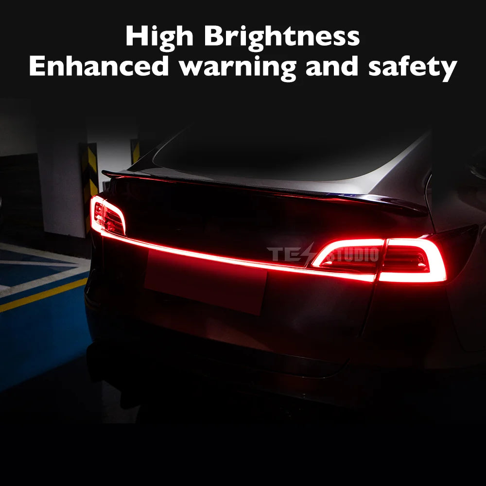 Tesstudio Knight Rider Full-Width Strip Tail Light for Tesla Model 3/Y