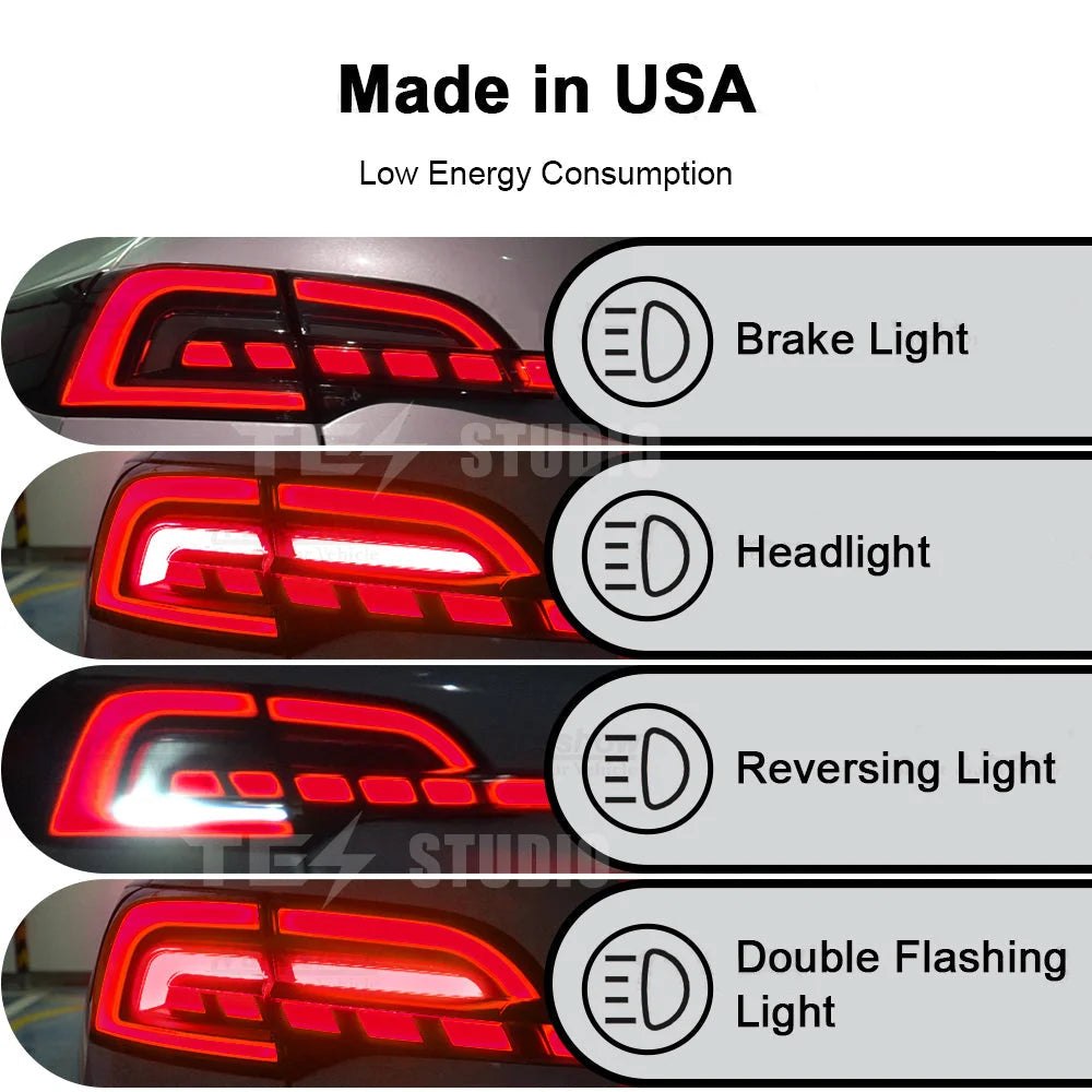 Tesstudio Starlink Full-Width Strip Tail Light For Model 3/Y