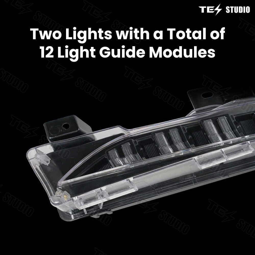 Model 3&Y Front Fog Light Driving Steering LED with Turn Assist Tesstudio®
