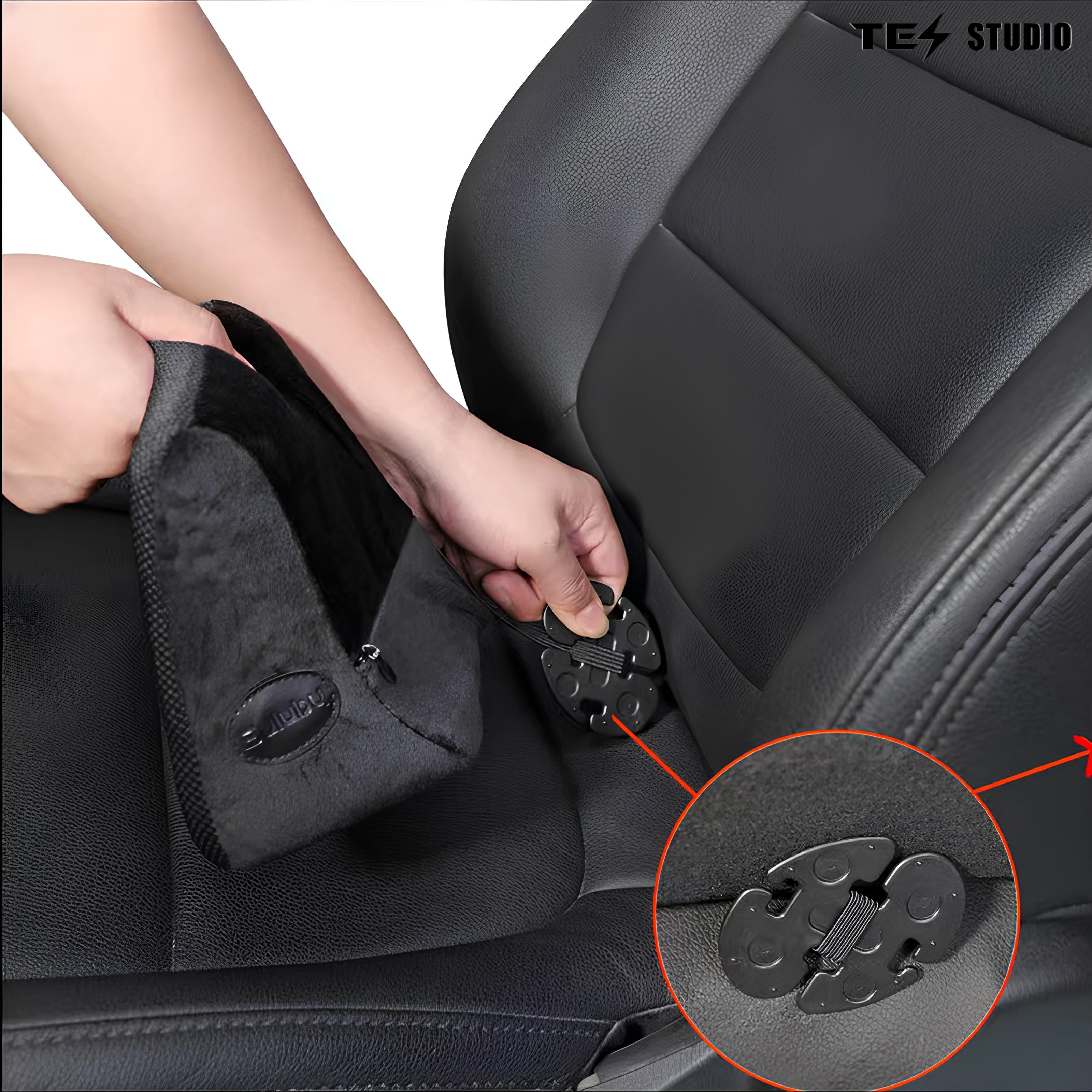 Neck & Lumbar Car Pillows Gaming Chair Pillow with Adjustable Strap（2 Pcs）