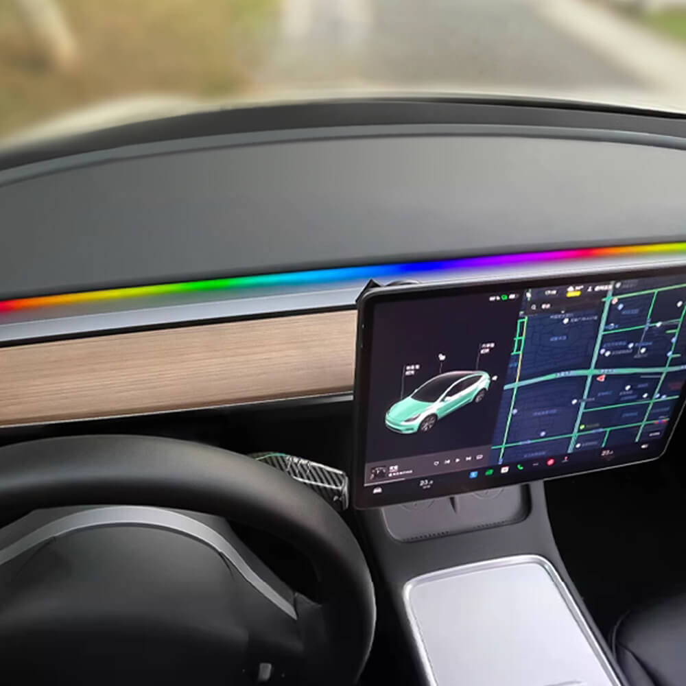 Tesstudio Simple Air Vent RGB Light Strips For (19+) Tesla Model 3/Y