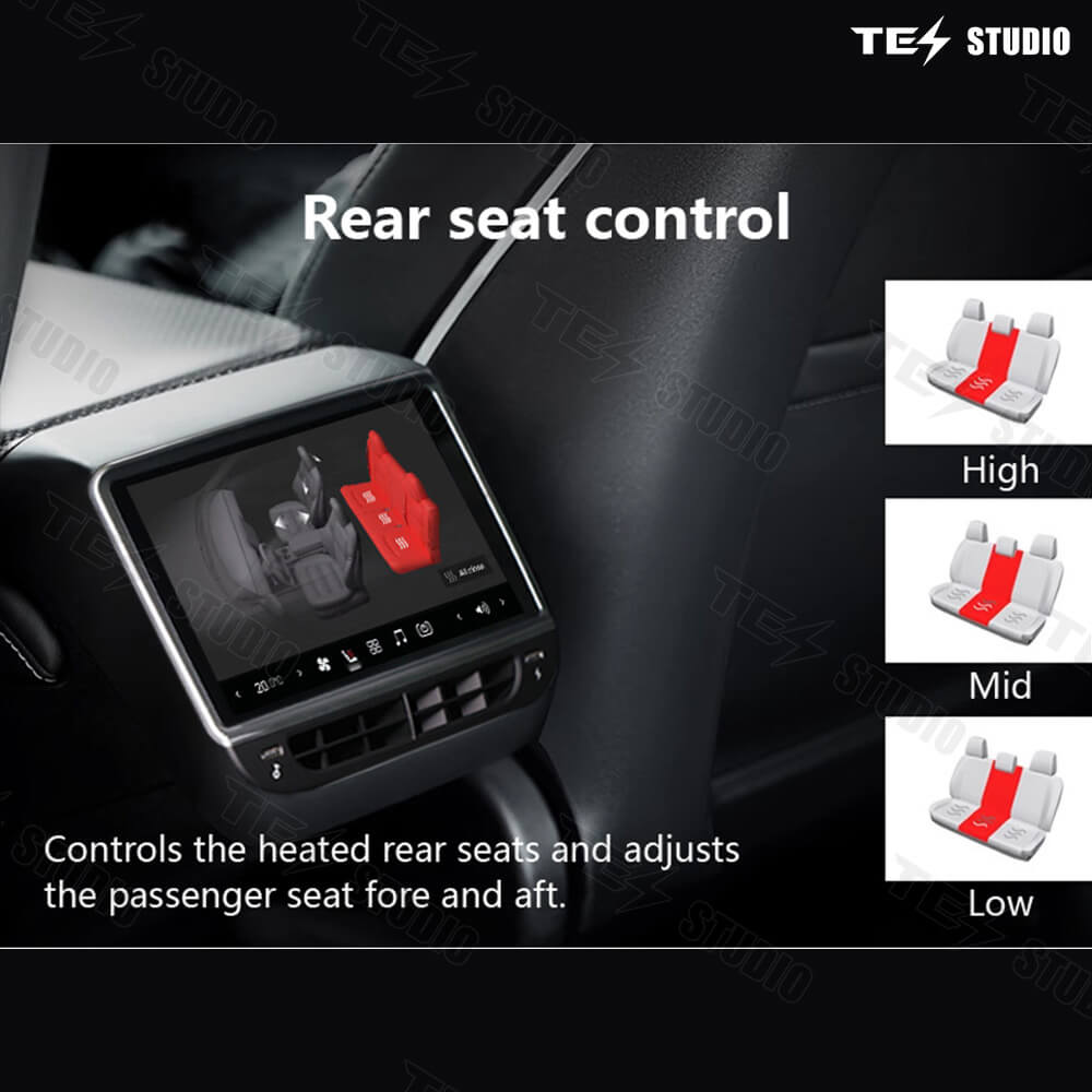 Tesstudio Tesla Accessories Model 3/Y R7 Plus Rear Intelligent Entertainment System Screen