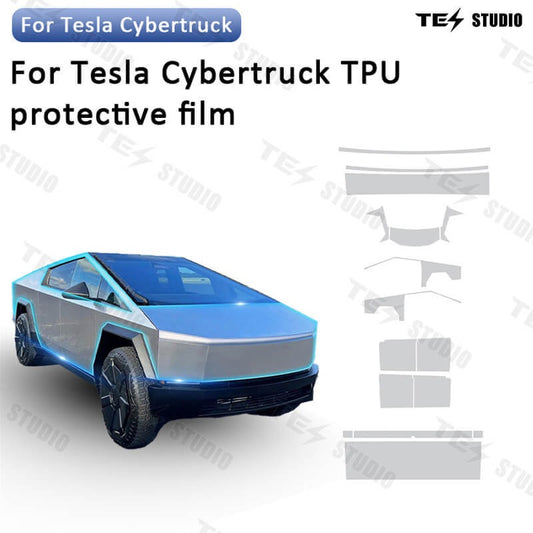 Tesstudio Tesla Accessories TPU Invisible Full Car Paint Guard Film - Cybertruck Edition