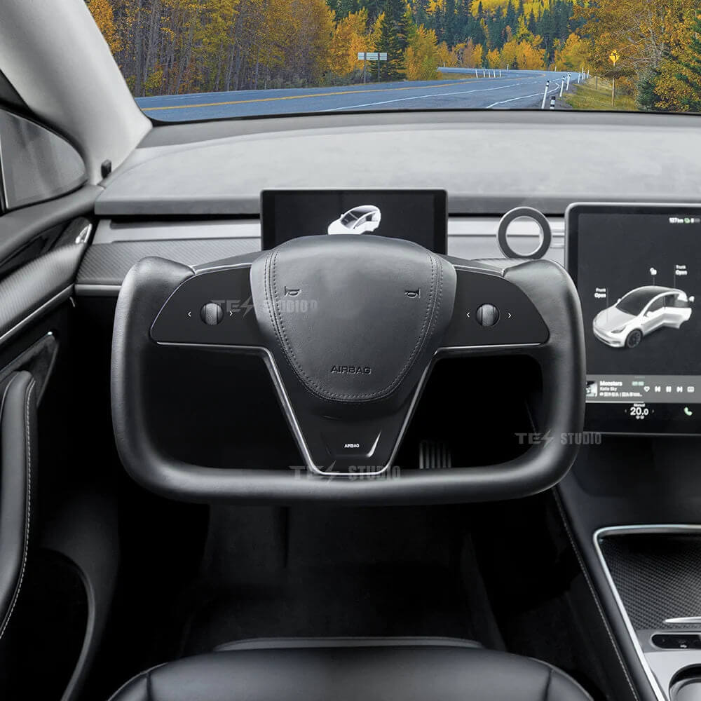 Yoke Steering Wheel For Tesla Model 3/Y - Inspired By Tesla Model S/X