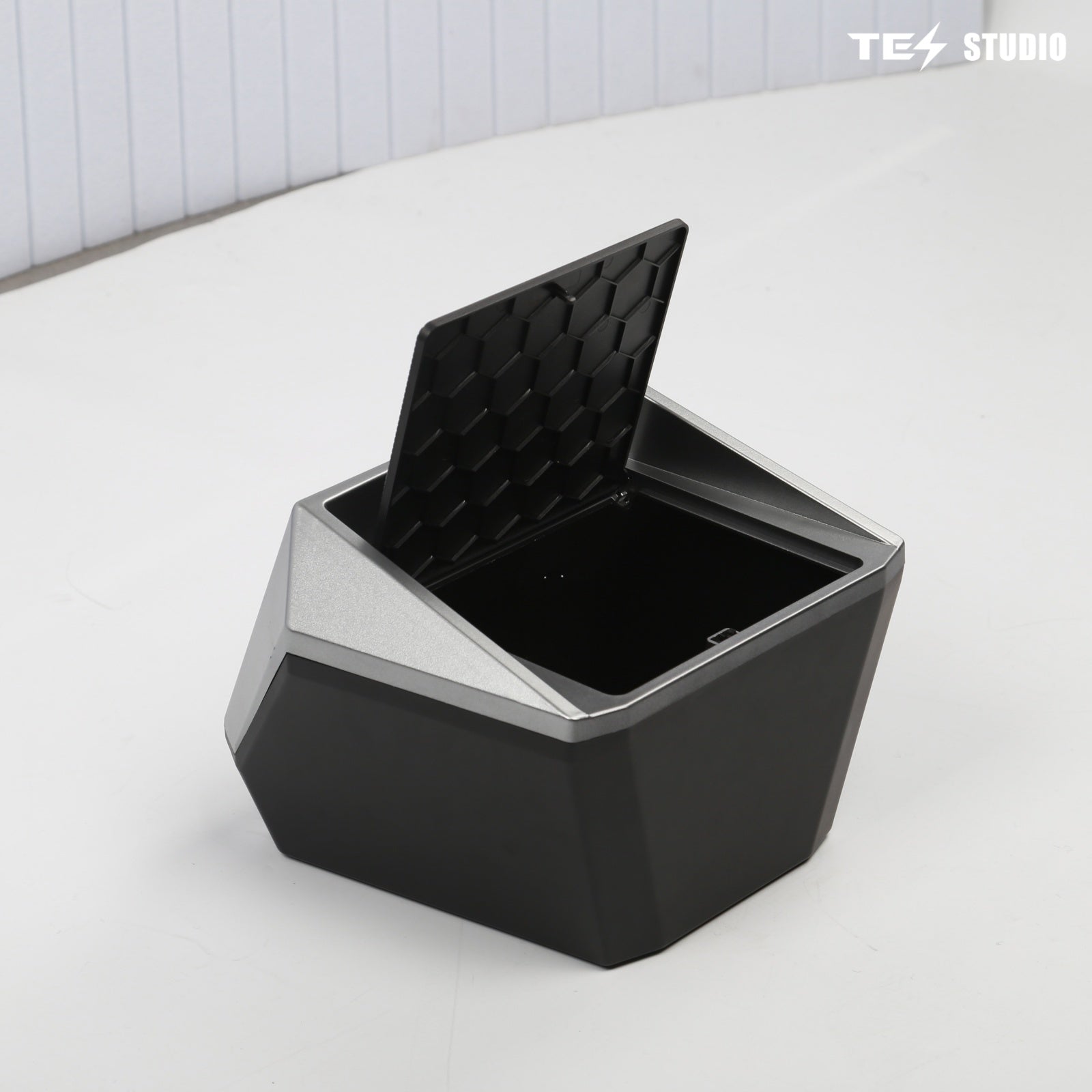 Tesla Cybertruck Rear Seat Storage Organizer Box Trash Can Backseat Organizer Interior Accessories Tesstudio®