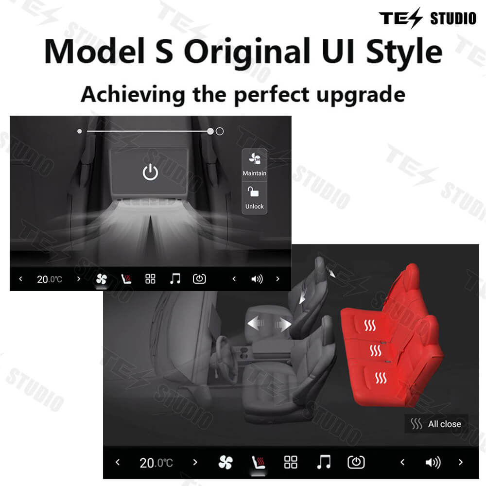 Tesstudio Tesla Accessories Model 3/Y R7 Plus Rear Intelligent Entertainment System Screen