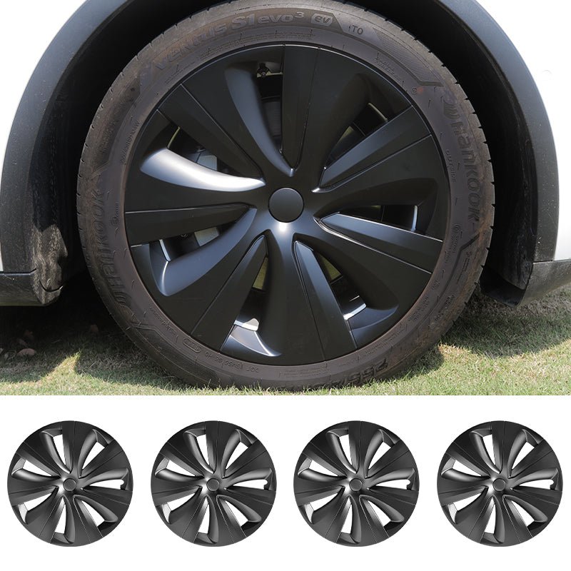 Tesla Model Y Hub Caps 19'' Hurricane Style Wheel Cover Tesla Accessories Model Y Rims Wheel Hub Cap Tesstudio®