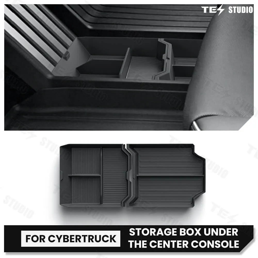 Tesstudio Cybertruck Center Console Organizer Tray Storage Box Tesla Interior Accessories