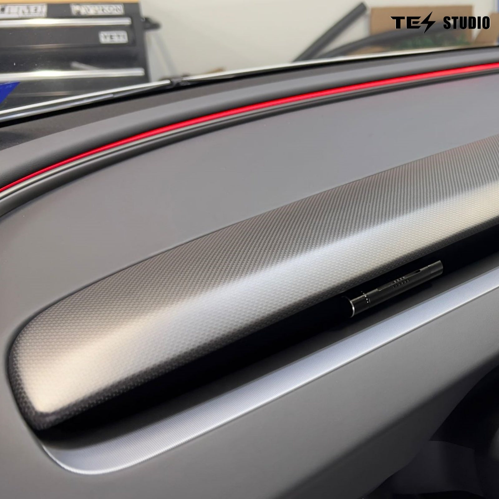 Carbon Fiber Dashboard Replacement For Model 3 Highland Tesstudio®