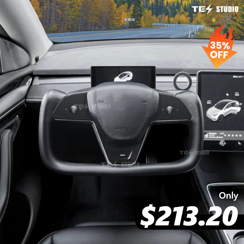 Yoke Steering Wheel For Tesla Model 3/Y - Inspired By Tesla Model S/X