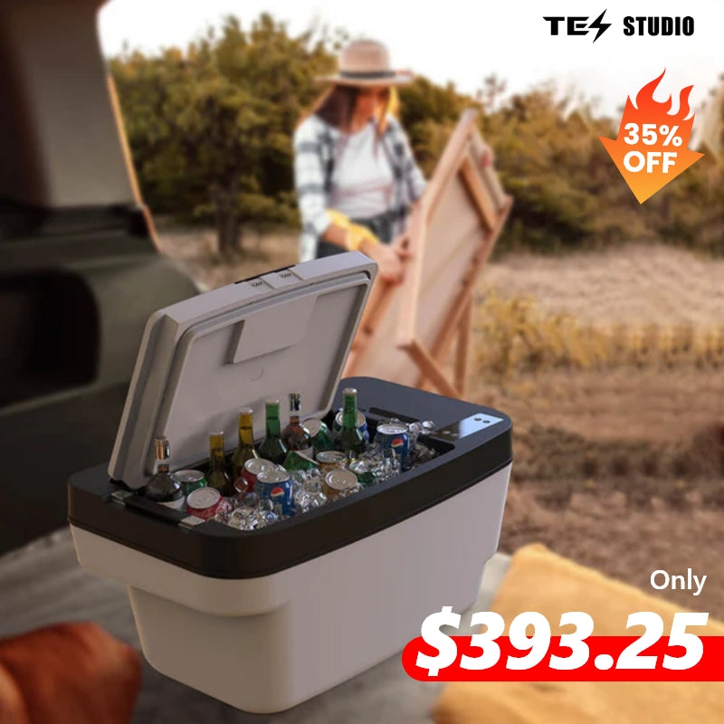 Tesstudio Tesla Model Y Smart 35L Trunk Fridge with App Control