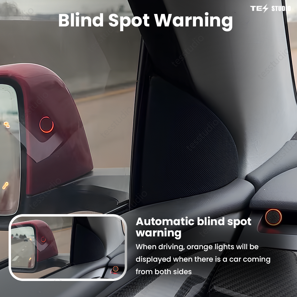 Model 3/Model Y Left and Right Blind Spot Monitoring Assist System - AMD (21+) Tesstudio® (Second Generation)