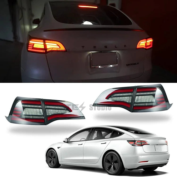 Tesstudio Eagle Eye Style Tail Light For Model 3/Y