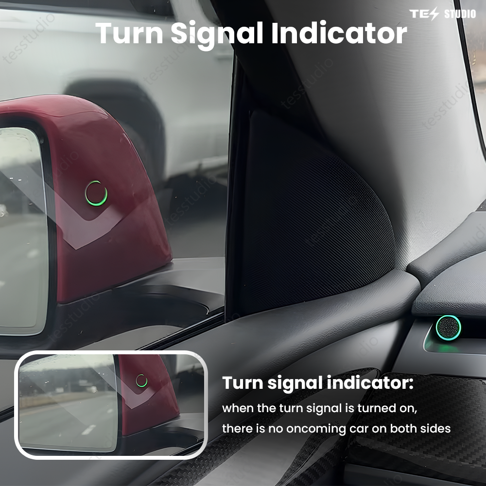 Model 3/Model Y Left and Right Blind Spot Monitoring Assist System - AMD (21+) Tesstudio® (Second Generation)