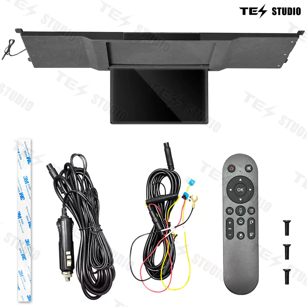 Tesstudio Tesla Accessories 17.3-Inch Car Roof Mounted TV With Wi-Fi for Model Y