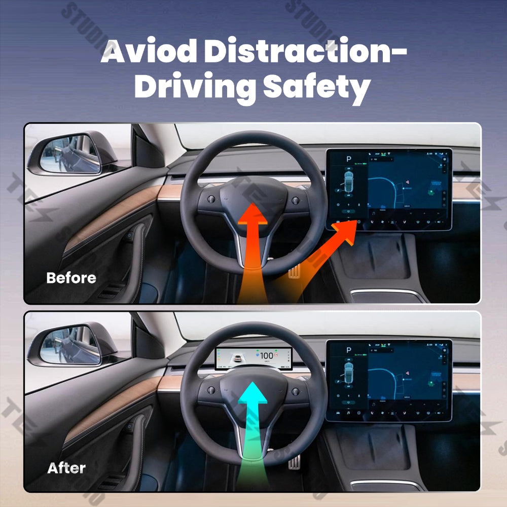 Model 3/Y/3 Highland F88 8.8-In Touch Screen Instrument Cluster Tesstudio®