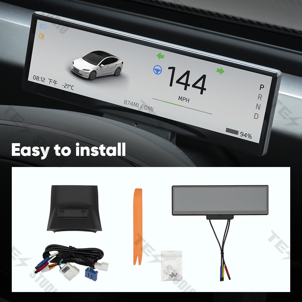 Model 3/Y/3 Highland F88 8.8-In Touch Screen Instrument Cluster Tesstudio®